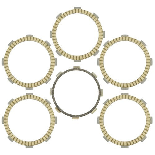Clutch Friction Plates Kit for Kawasaki KMX125 1999-2001 / 13088-1077 13088-1016