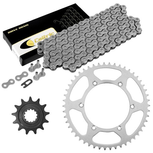 Drive Chain & Sprockets Kit for Kawasaki KX450F 06-17 / KLX450R 2008-2016 Steel