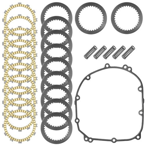 Clutch Friction w/ Steel Plates Gasket kit for Kawasaki Z1000 ZR1000 2010 - 2015