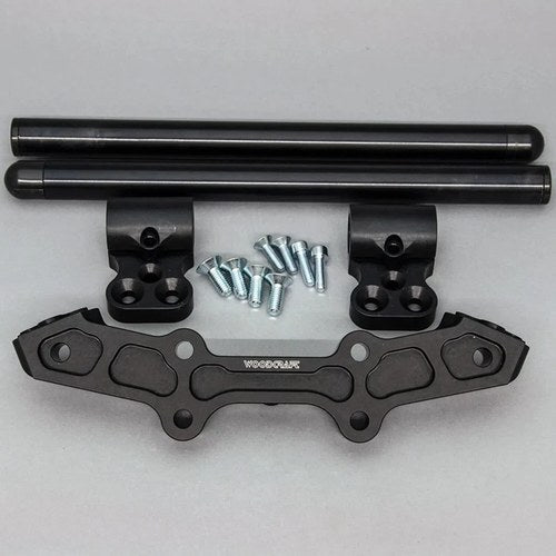 Yamaha 2018-2020 MT-07 Woodcraft Clipon Bar Handlebar Adapter Plate - 1.5" Mount