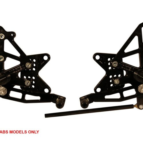 Kawasaki 2007-2008 Ninja ZX6R ZX600 Vortex Racing Rearsets RS406K Version 1