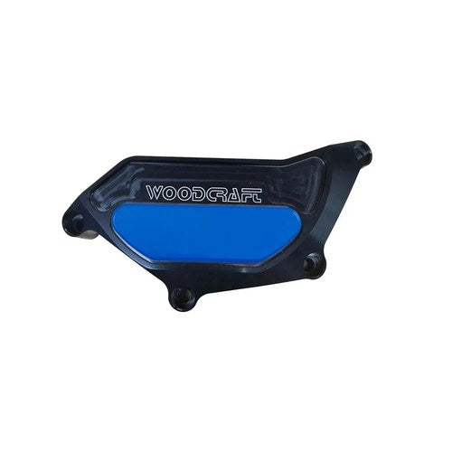 Suzuki 2023-2025 GSX-8 S/R Woodcraft Lhs Stator Cover Protector - Blue Plate