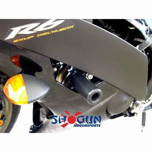 Yamaha R6 2008-2016 Shogun Standard Black No Cut Frame Sliders