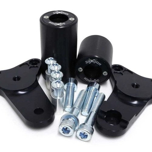 Suzuki GSXR600 11-22 GSXR750 11-22 Shogun P2A Frame Sliders NO Cut Black