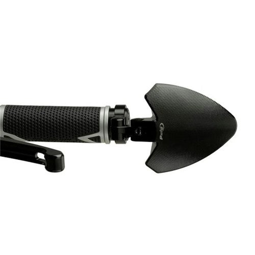 Puig Handlebar Bar End Folding Mirror Left Side - Black