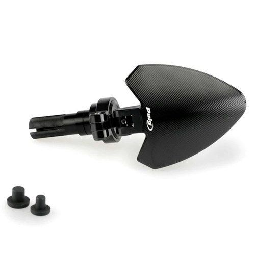 Puig Handlebar Bar End Folding Mirror Right Side - Black