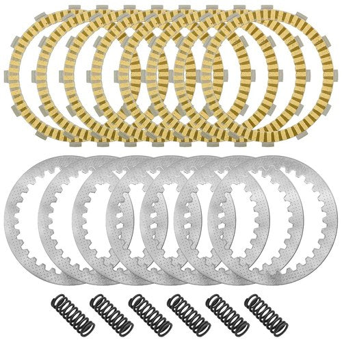 Clutch Friction Plates W/Springs for Honda VT1300CT Interstate 1300 2010-2015