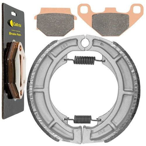 for Suzuki GS400 GS400E 1978 Front Brake Pads & Rear Brake Shoes