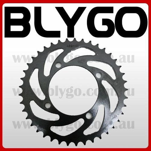 41 Teeth 428 Rear Back Chain Sprocket Cog 125cc Pit Pro Trail Quad Dirt Bike ATV
