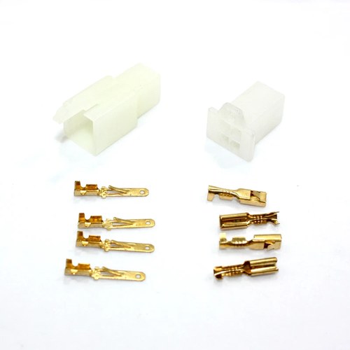 4 Pins Male Female Wiring Loom Wire Plug Socket Pit Pro Quad Dirt Bike ATV Buggy