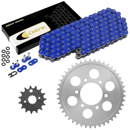 Blue O-Ring Drive Chain & Sprockets for Suzuki GSF1200 GSF1200S Bandit 1997-05