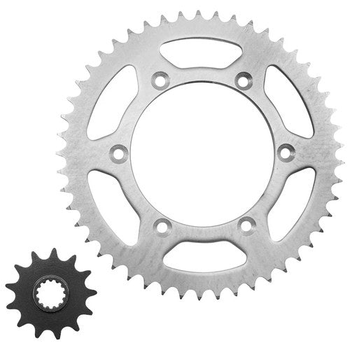 Front & Rear Sprocket Kit for Suzuki DR250 1990 1991 1992 1993