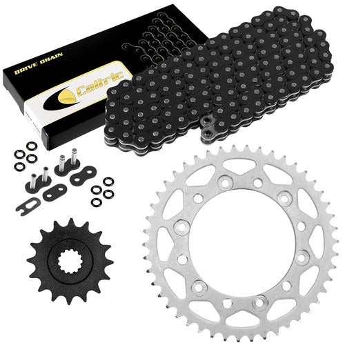 Black O-Ring Drive Chain & Sprocket Kit for Yamaha Fz-6 2009 / Fz-6R 2009-2016