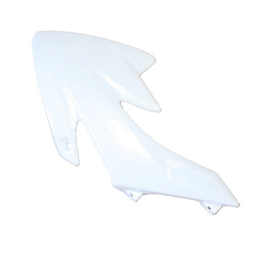 White Plastic Front Right Tank Side Guard Fender CRF50Style Pit Trail Dirt Bike