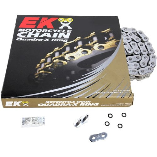 EK Chains 530 ZVX3 Series ZX-Ring Chain (Chrome) 160 Links