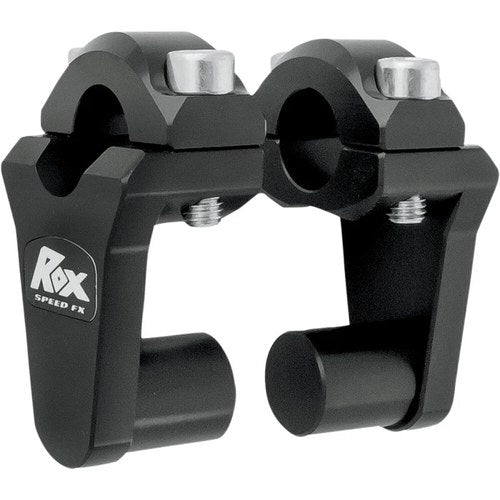 Rox Speed FX - 2" Pivoting Bar Risers for 7/8" Handlebar (Black) 1R-P2SS