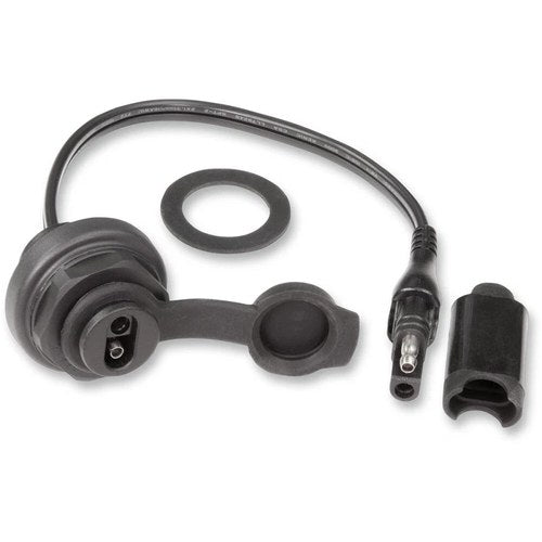 TecMate OptiMate Weatherproof Sae Socket, Bulkhead/Panel Mount Cable O20
