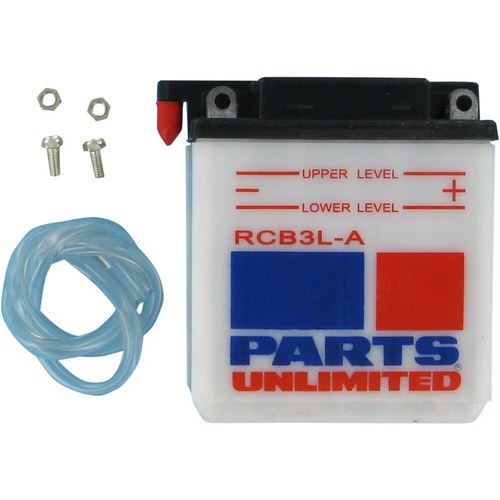 Parts Unlimited 12V Heavy-Duty Battery YB3L-A (RCB3L-A)
