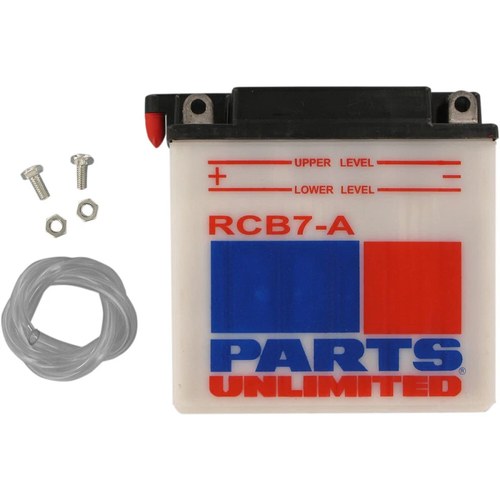 Parts Unlimited 12V Heavy-Duty Battery YB7A (RCB7A)
