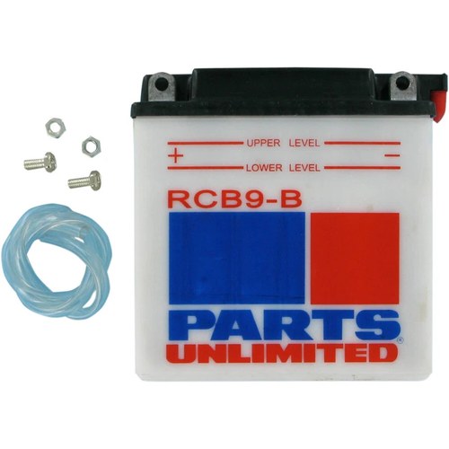 Parts Unlimited 12V Heavy-Duty Battery YB9-B (RCB9-B)