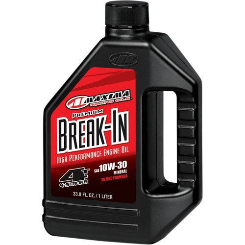 Maxima Racing Oil High Performance 4-Stroke Break-In Motor Oil, 10W-30, 1 Liter