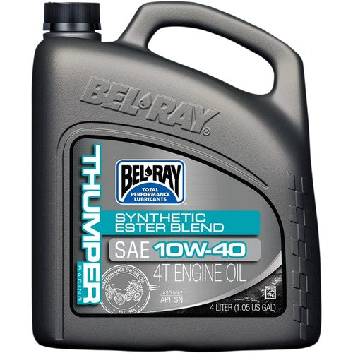 Bel-Ray Thumper Racing Synthetic Ester Blend 4T Motor Oil | 10W-40 | 4 Liter