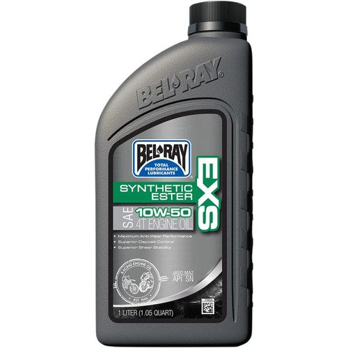 Bel-Ray Exs Full Synthetic Ester 4T Motor Oil | 10W-50 | 1 Liter | 99160-B1LW