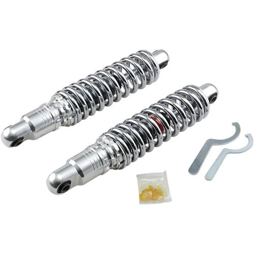 Drag Specialties Adjustable Heavy-Duty Shocks | Chrome | 13" | C160157H