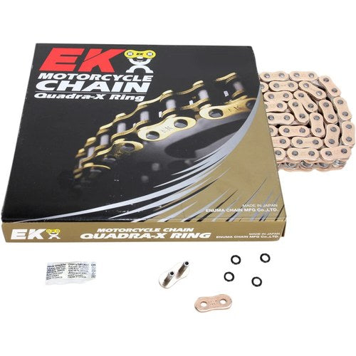 EK Chains 530 ZVX3 Series ZX-Ring Chain (Gold) 160 Links