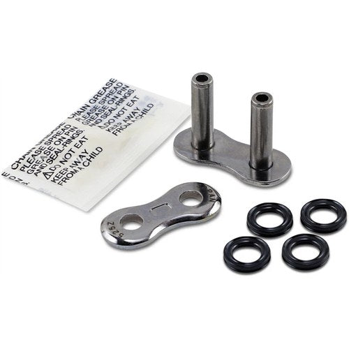 EK 3D 525 Z Super Sport Mlj QX2-Ring Rivet Connecting Link (Chrome/Nickle)