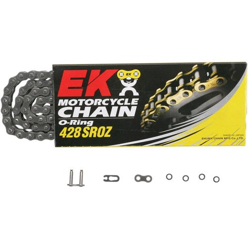 EK Chains 428 Sroz Series O-Ring Chain (Natural) 130 Links