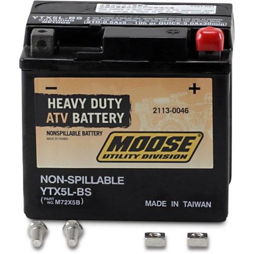 Moose Utility Division Factory-Activated Agm Battery (Cross Ref YTX5L) 2113-0046