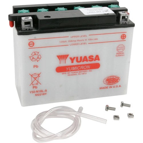 Yuasa Yumicron High Performance Conventional Battery (Y50-N18L-A) YUAM2218Y