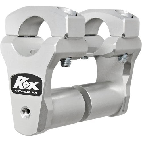 Rox Speed FX 2" Pivoting Risers for 1-1/8 Bar w/Extended Stem Silver 1R-P2PPS10A