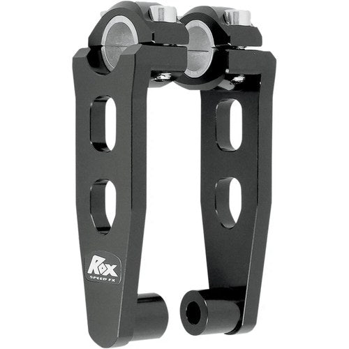 Rox Speed FX - 5" Pivoting Risers for 7/8" OR 1-1/8" Handlebar (Black) 1R-P5SEK