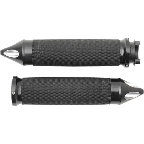 Avon Custom Contour Grips 1" for Metric Cruisers (SPIKE Anodized Black)