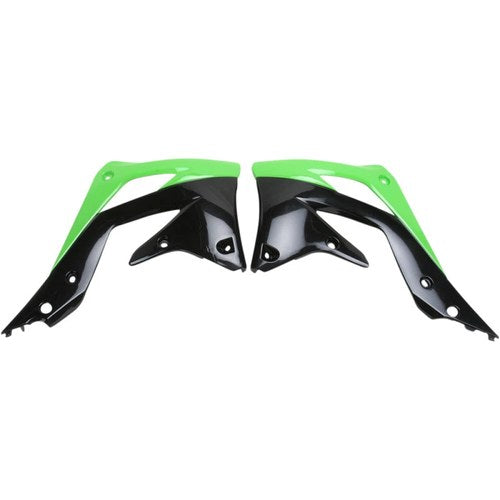 Acerbis Radiator Shrouds/Covers (Green/Black) 2250431089