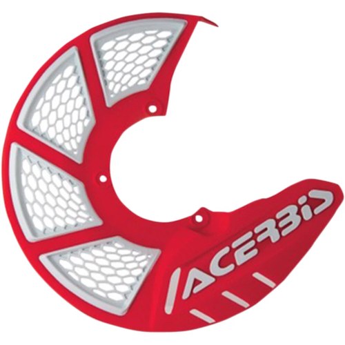 Acerbis X-Brake Vented Front Disc Cover (Red/White) 2449490004