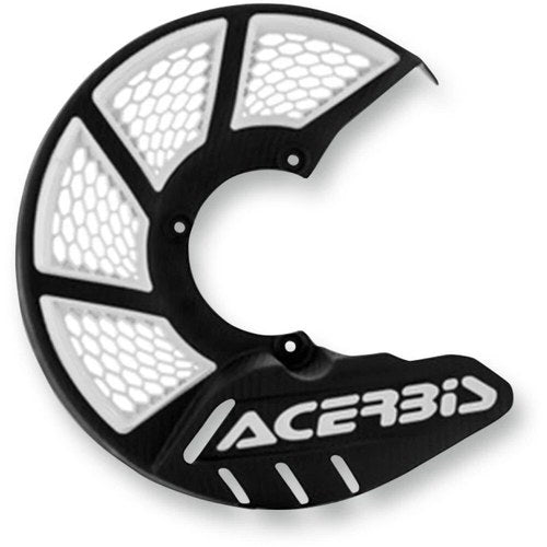 Acerbis X-Brake Vented Front Disc Cover (Black/White) 2449490001