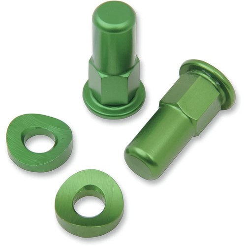No Toil Rim Lock Tower Nut/Spacer Set (Green) NTRK008