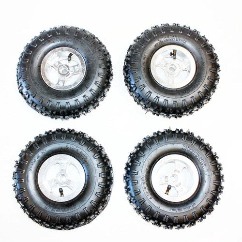 4X 4.10 - 4 4" Inch Rear Back 16T Spline Wheel Rim Tyre 49cc Mini Quad Bike ATV