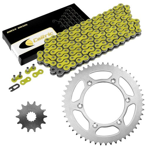 Drive Chain & Sprockets Kit for Yamaha YZ250 1999 2000 2001 2002 2003 2004-2017
