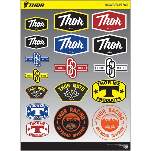 Thor MX Heritage Decal Sheet