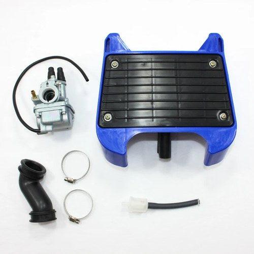 Miniky 20MM Carburetor Carby + Air Box Yamaha Peewee 80 PW80 PY80 Pit Dirt Bike