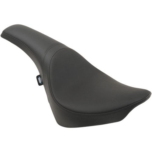Drag Specialties Predator 2-Up Seat, Solar Leather, Softail (Black) 0802-1153