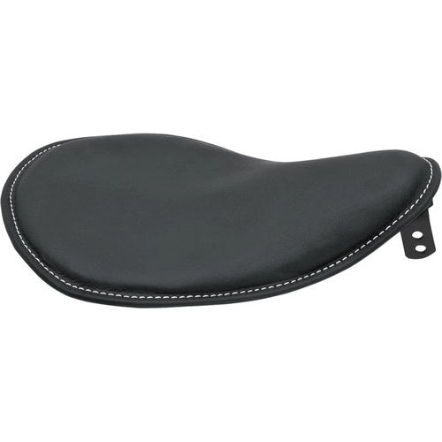 Drag Specialties Spring Low Solo Seat - Small (White / Black) 0806-0028