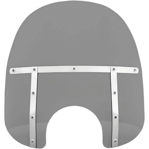 Memphis Shades Fats Windshield - 17" - 7" Headlight (Black Smoke) MEM32112