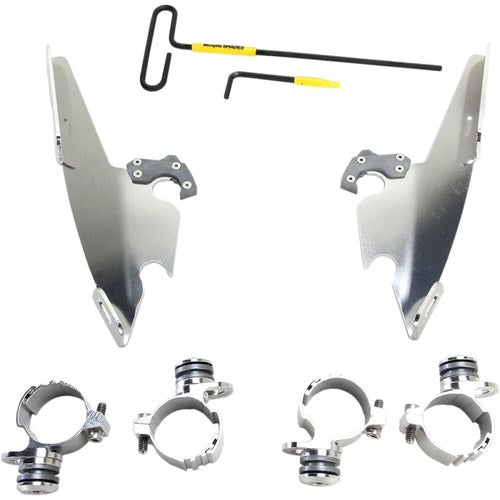 Memphis Shades Fats/Slim Trigger Lock Mounting Kit - XL883 (Polished) MEK2001