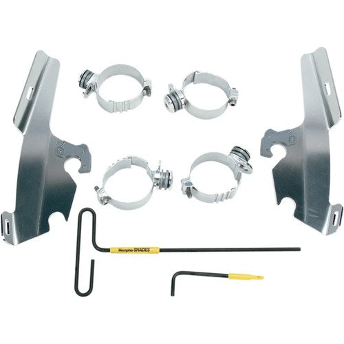 Memphis Shades Fats/Slim Trigger Lock Mounting Kit, VTX1800 (Polished) MEM8978