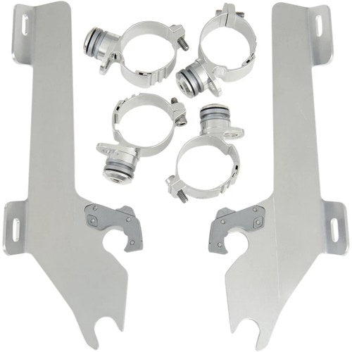 Memphis Shades Batwing Trigger Lock Mounting Kit - Raider (Polished) MEK1953